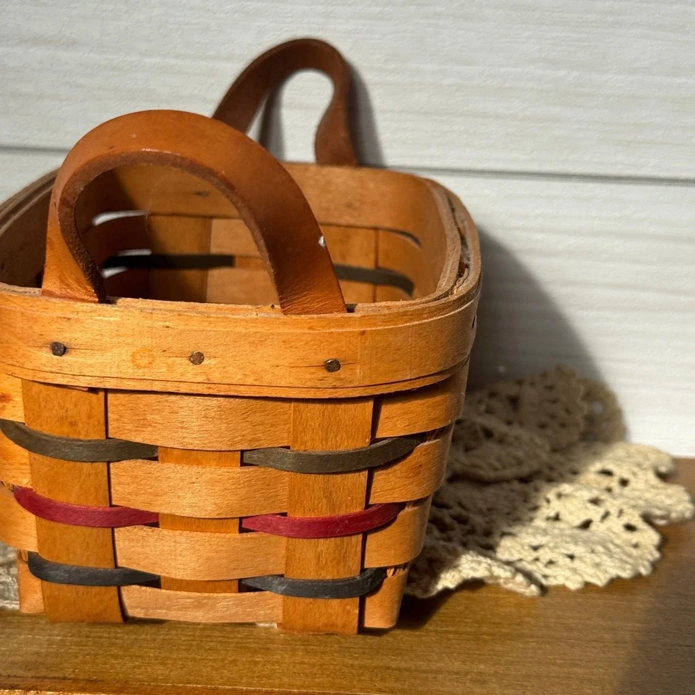 Longaberger handwoven basket